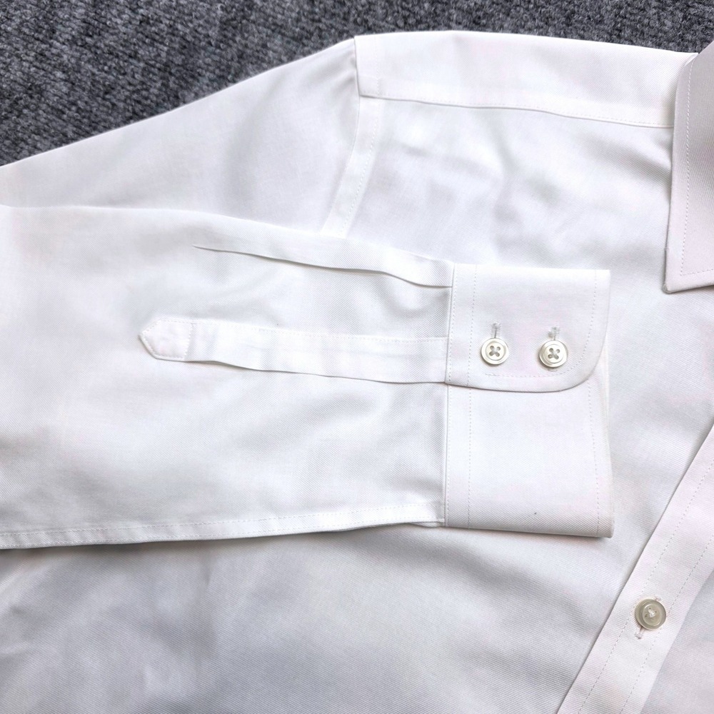 Charles Tyrwhitt Men's Dress Shirt 16 34 Extra Slim Fit White Non-Iron 41 86cm - Picture 10 of 15